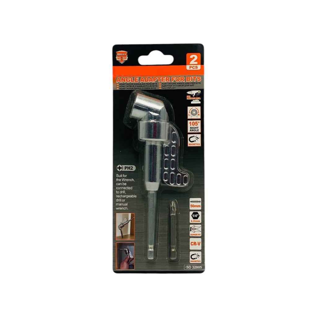 Angle adapter for bits