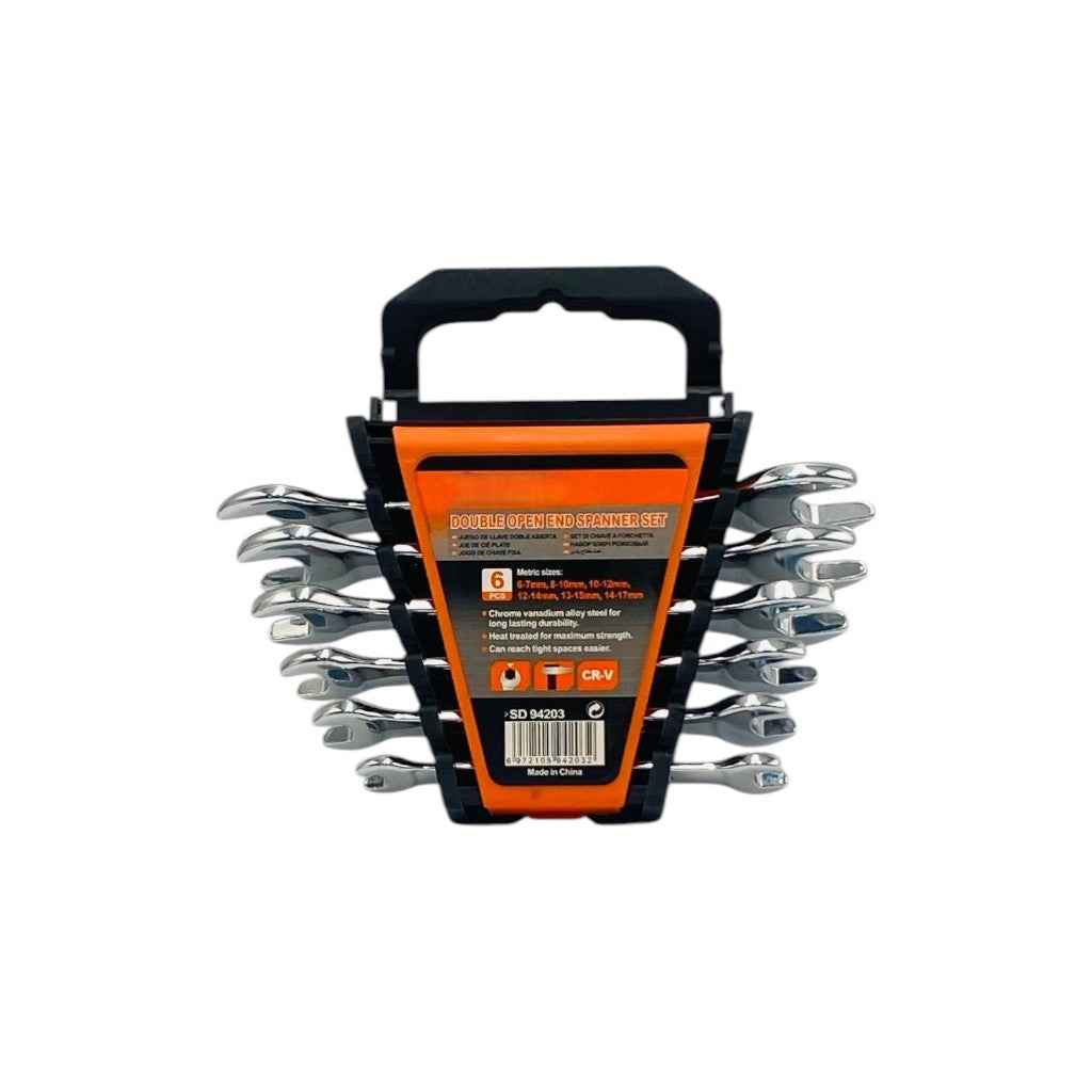 Double open end spanner set