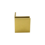 Load image into Gallery viewer, Shower Bracket Offset Plate Wall To Glass 90° – Brushed Gold (SB-300S)
