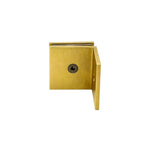 Load image into Gallery viewer, Shower Bracket Offset Plate Wall To Glass 90° – Brushed Gold (SB-300S)
