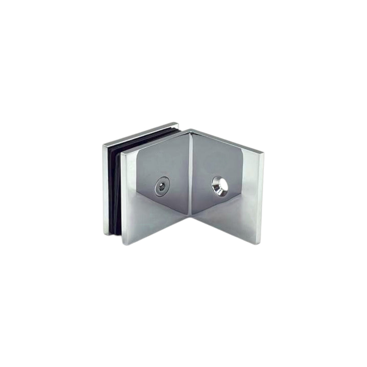 Shower bracket offset plate wall to glass 90° –