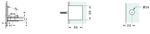 Load image into Gallery viewer, Shower Bracket Offset Plate Wall To Glass 90° – Matt Black (SB-300S)
