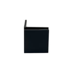 Load image into Gallery viewer, Shower Bracket Offset Plate Wall To Glass 90° – Matt Black (SB-300S)
