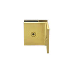Load image into Gallery viewer, Shower Bracket Offset Plate Wall To Glass 90° – Brushed Gold (SB-300SU)
