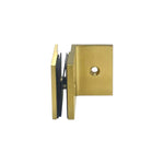 Load image into Gallery viewer, Shower Bracket Offset Plate Wall To Glass 90° – Brushed Gold (SB-300SU)
