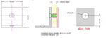 Load image into Gallery viewer, Shower Bracket Offset Plate Wall To Glass 90° – Polished Chrome
