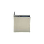 Load image into Gallery viewer, Shower Bracket Offset Plate Wall To Glass 90° – Satin Nickel
