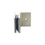 Load image into Gallery viewer, Shower Bracket Offset Plate Wall To Glass 90° – Satin Nickel
