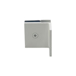 Load image into Gallery viewer, Shower Bracket Offset Plate Wall To Glass 90° – White
