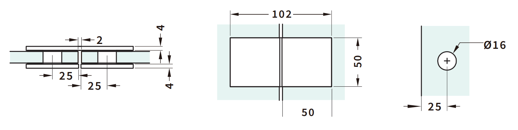 SB-303S-BG - Quality Glass Fittings LTD