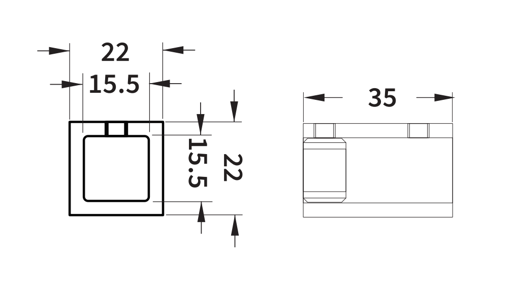 Support Bar Connector (SBC-652S)