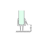 Load image into Gallery viewer, Bottom Shower Seal with Drip Rail and Double Wipe
