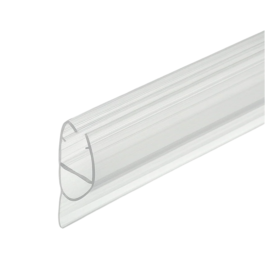 Bottom shower seal with drip rail