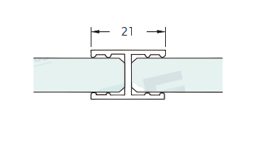 Shower h seal with extended soft legs