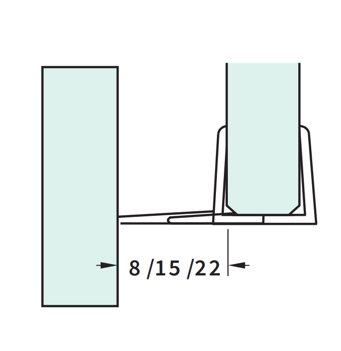 Bottom shower door drip seal