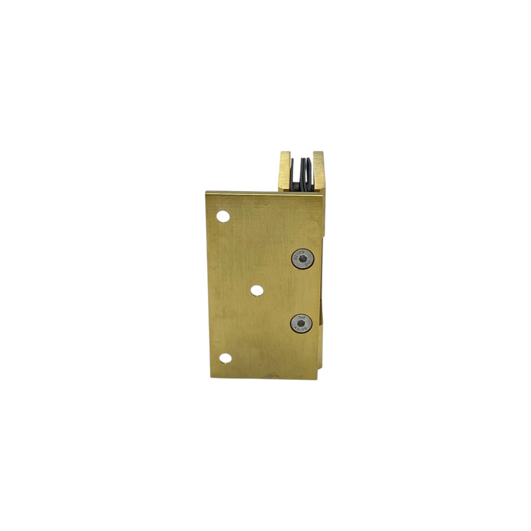York Bevelled Offset Plate Wall To Glass 90° Shower Hinge