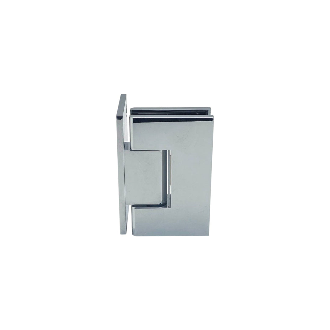 York Bevelled Offset Plate Wall To Glass 90° Shower Hinge