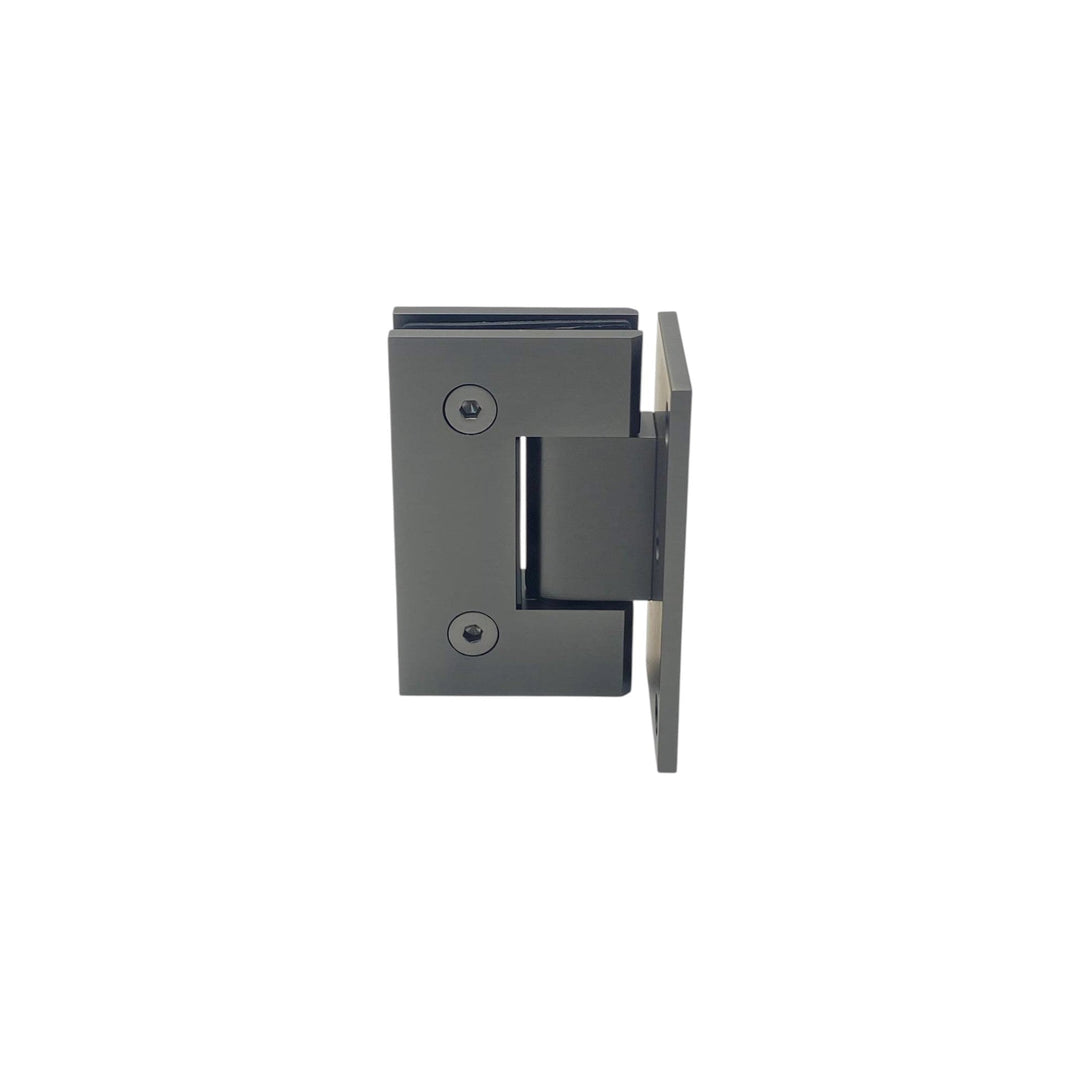 York Bevelled Offset Plate Wall To Glass 90° Shower Hinge
