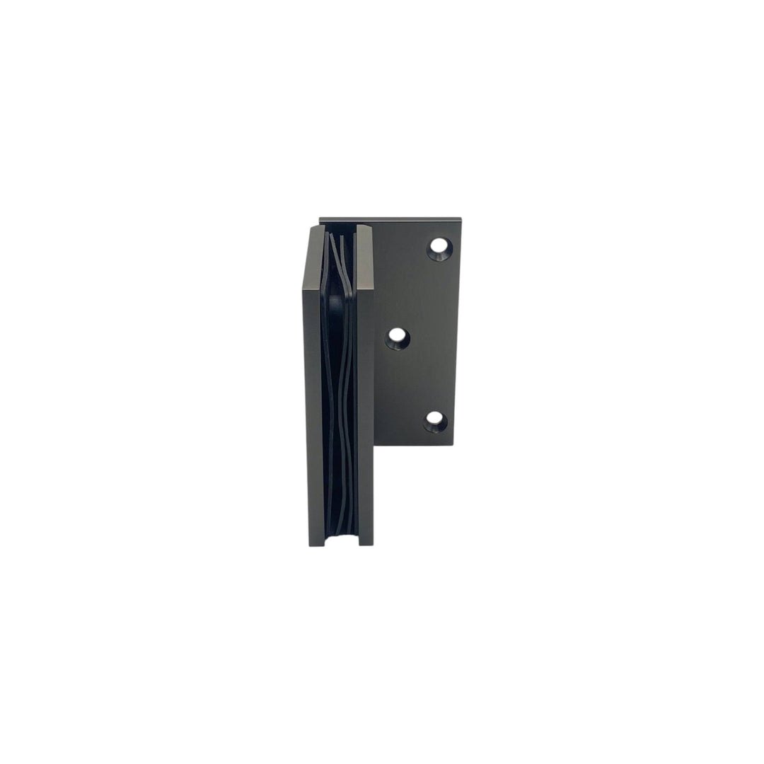 York Bevelled Offset Plate Wall To Glass 90° Shower Hinge