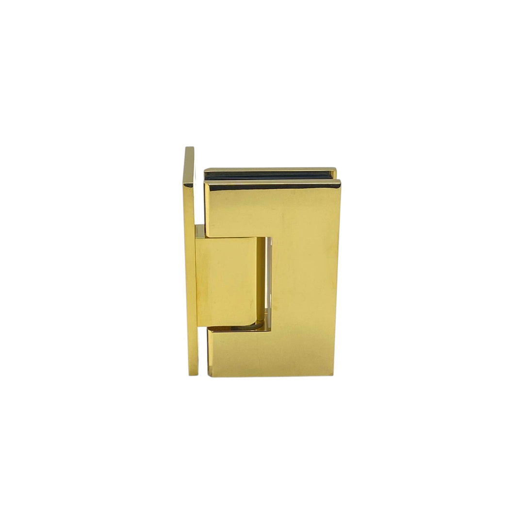 York Bevelled Offset Plate Wall To Glass 90° Shower Hinge