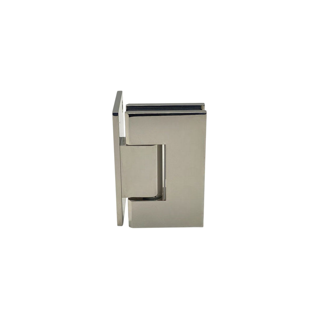 York Bevelled Offset Plate Wall To Glass 90° Shower Hinge