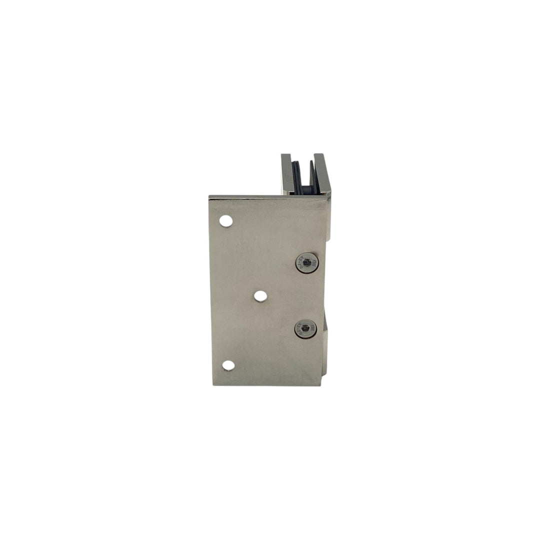York Bevelled Offset Plate Wall To Glass 90° Shower Hinge