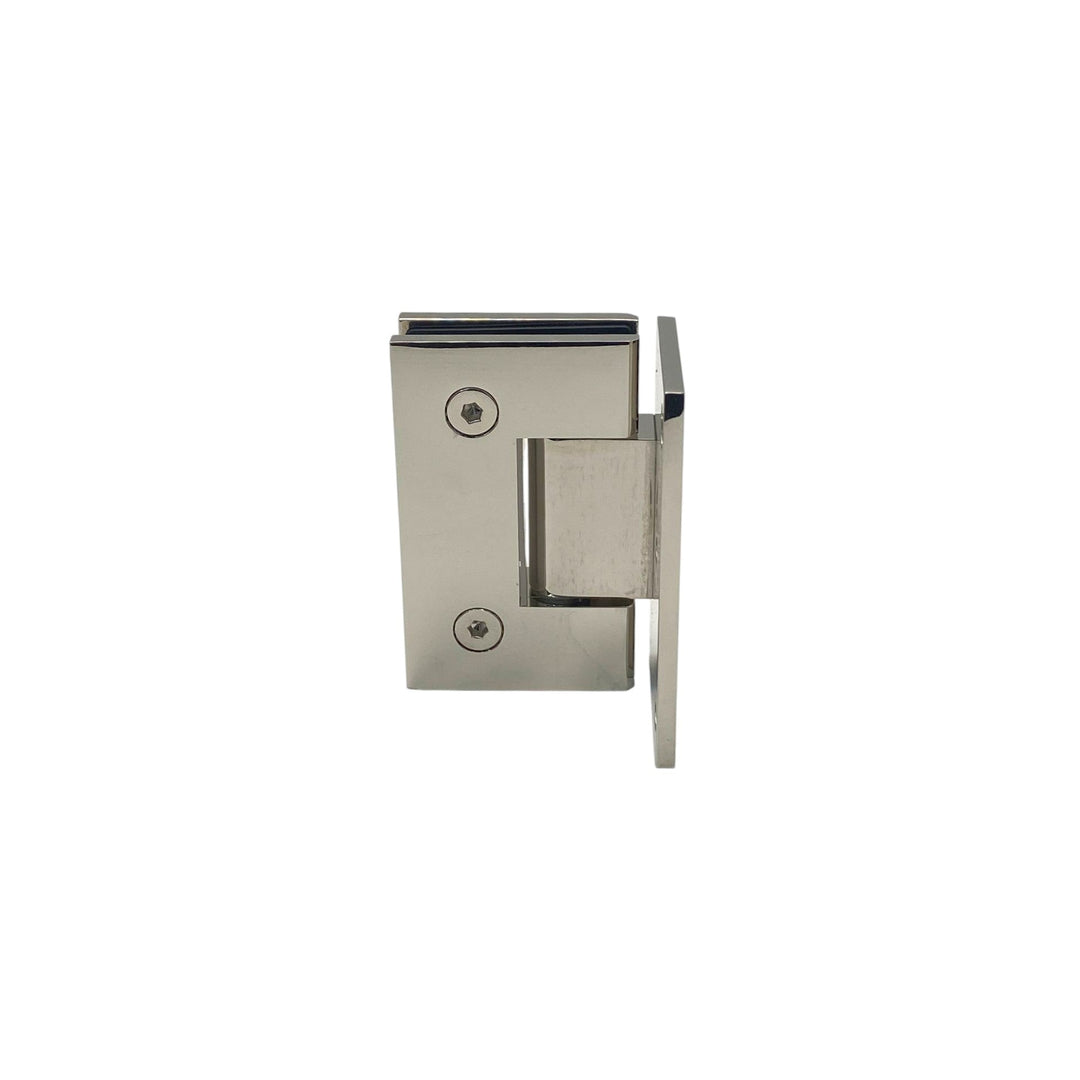 York Bevelled Offset Plate Wall To Glass 90° Shower Hinge