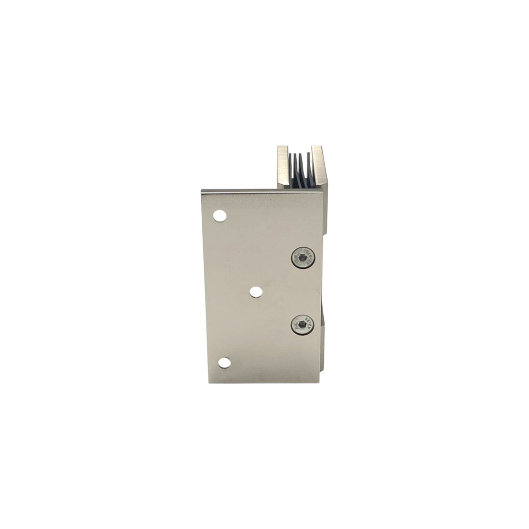 York Bevelled Offset Plate Wall To Glass 90° Shower Hinge