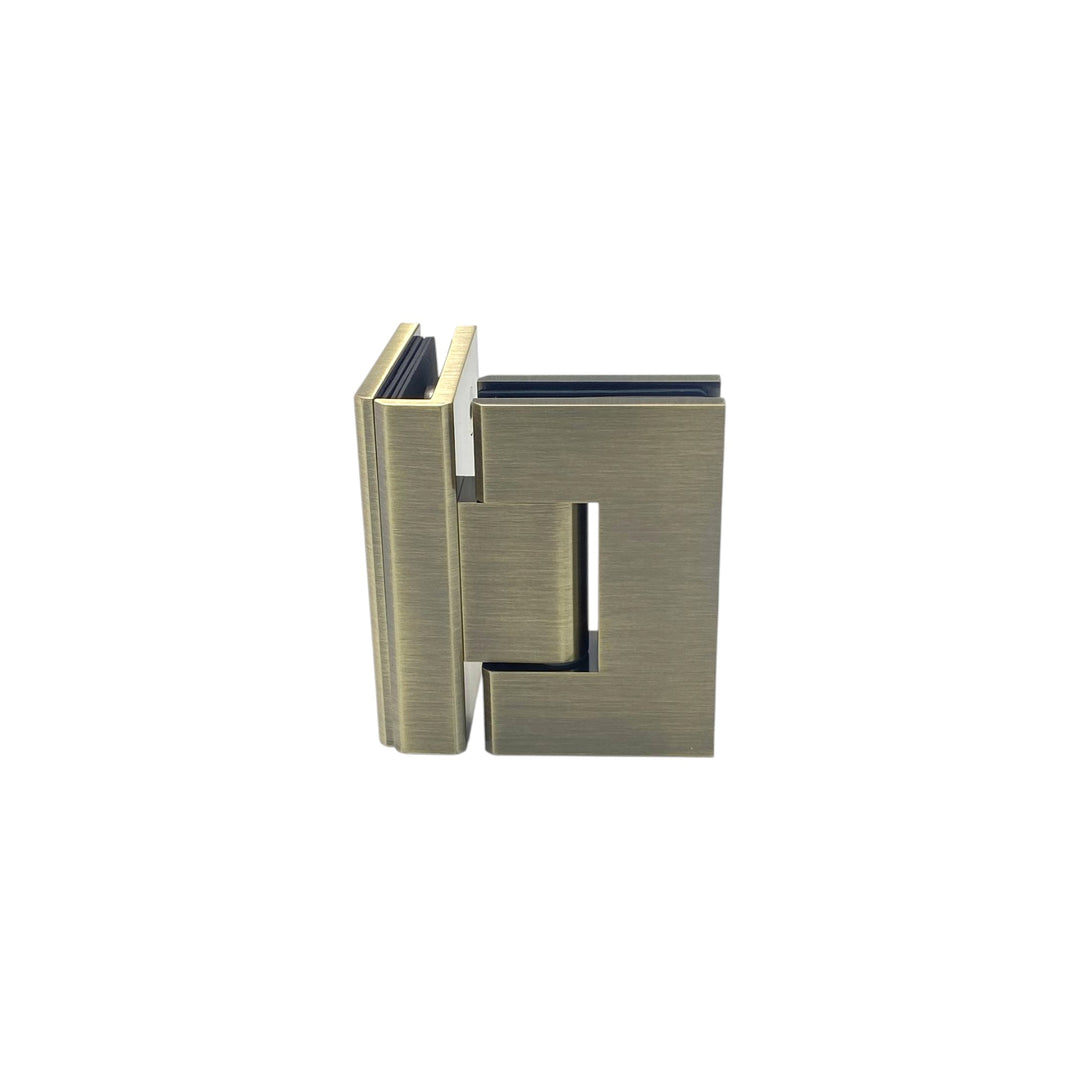 Shower Hinge Glass To Glass 90° – Antique Brass