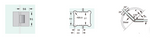 Load image into Gallery viewer, Shower Hinge Glass To Glass 135° – Matt Black
