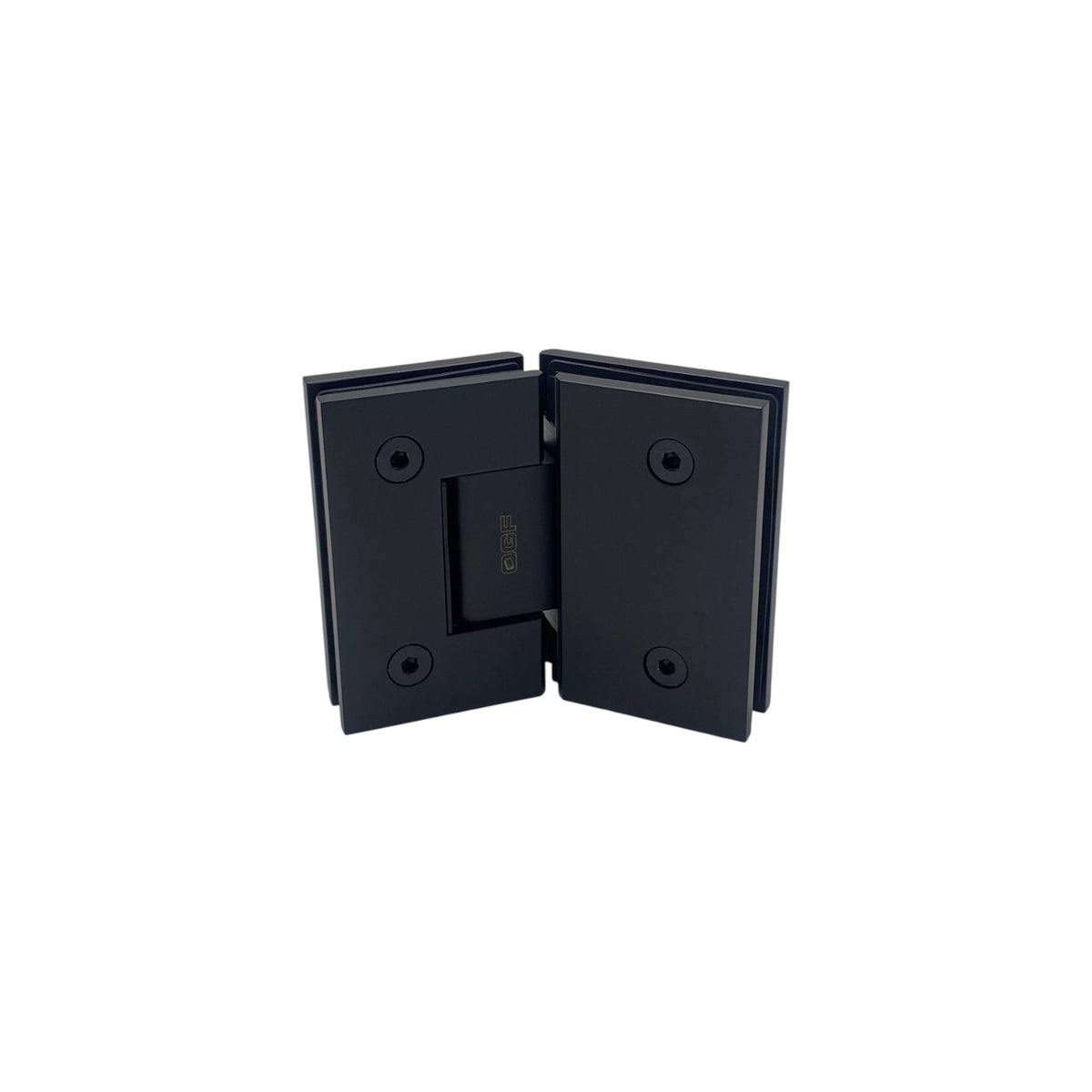 Shower hinge glass to glass 135° – matt black