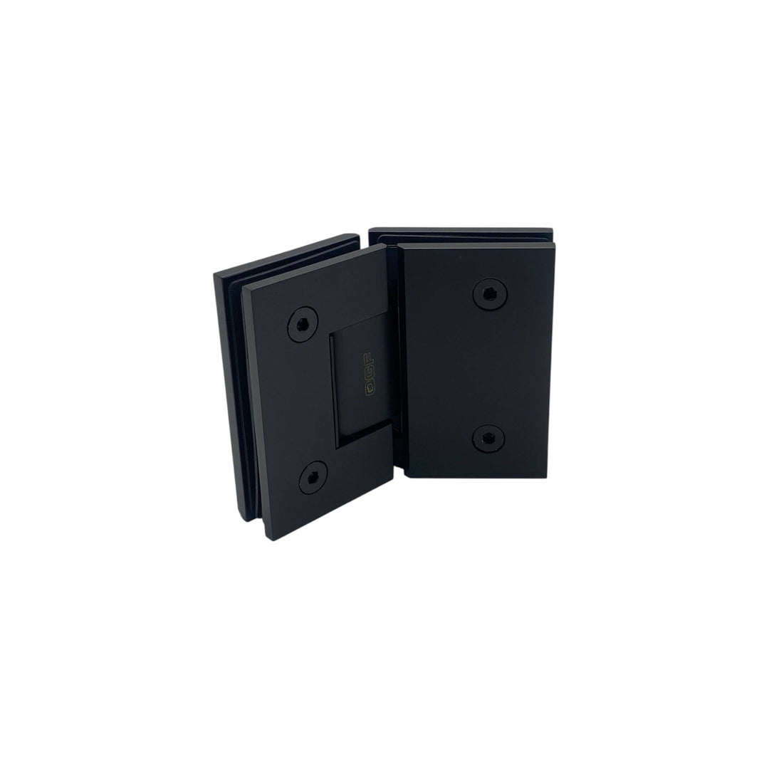 Shower Hinge Glass To Glass 135° – Matt Black