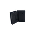 Load image into Gallery viewer, Shower Hinge Glass To Glass 135° – Matt Black
