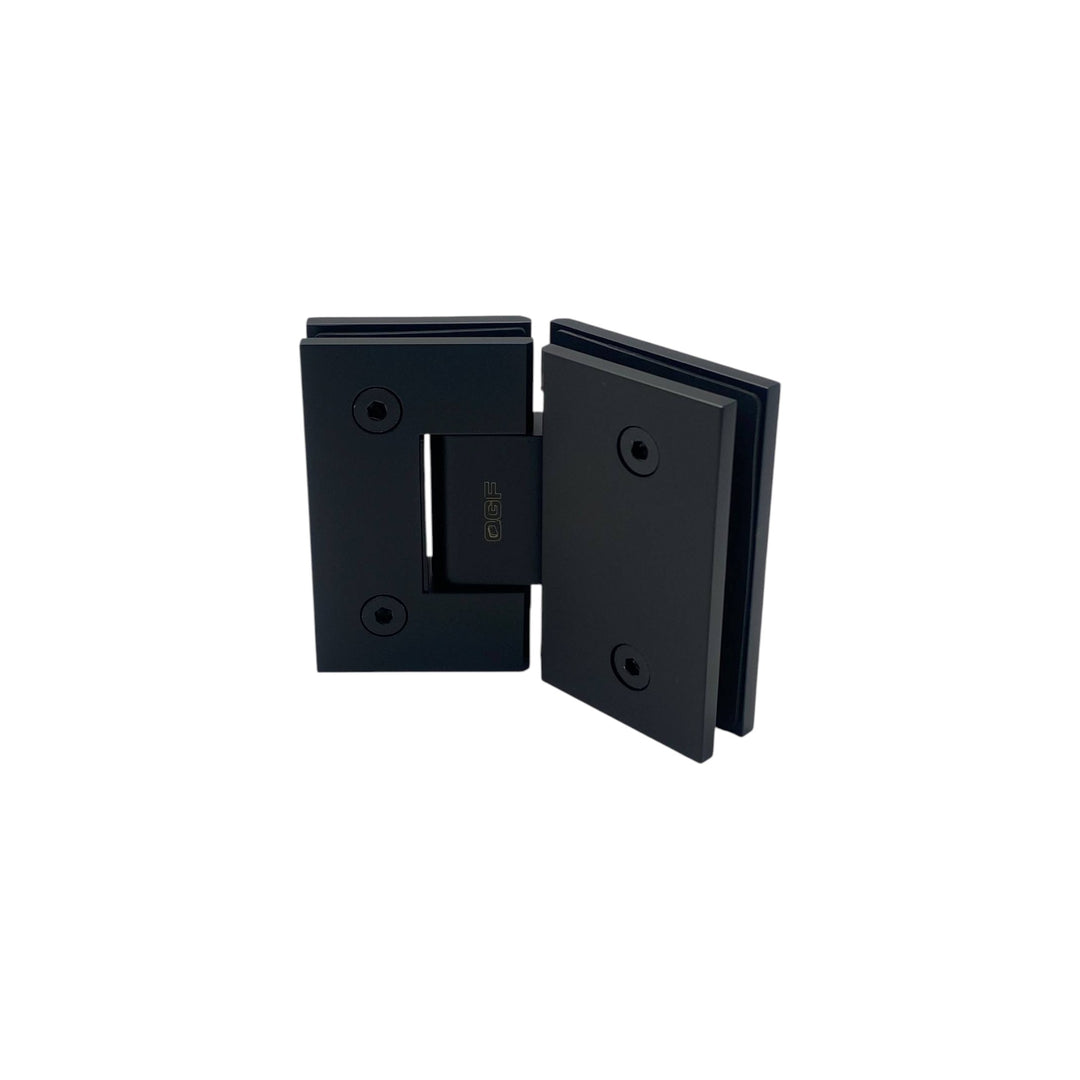 Shower Hinge Glass To Glass 135° – Matt Black