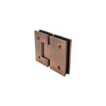 Load image into Gallery viewer, Shower Hinge Glass To Glass 180° – Antique Brushed Copper
