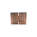 Load image into Gallery viewer, Shower Hinge Glass To Glass 180° – Antique Brushed Copper
