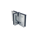 Load image into Gallery viewer, 'T' Configuration Double Door Partitions (Enclosures) – Polished Chrome
