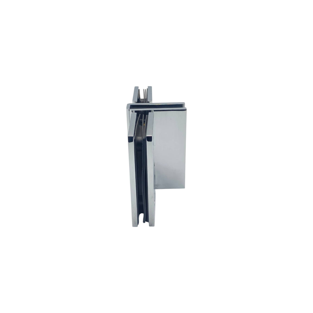 'T' Configuration Double Door Partitions (Enclosures) – Polished Chrome
