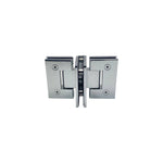 Load image into Gallery viewer, 'T' Configuration Double Door Partitions (Enclosures) – Polished Chrome
