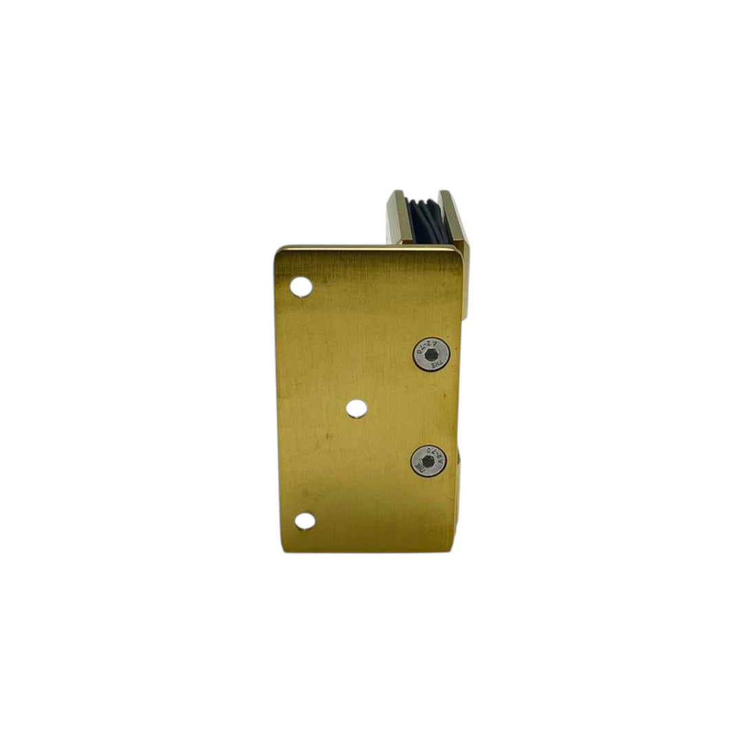 York Bevelled Offset Plate Wall To Glass 90° Shower Hinge