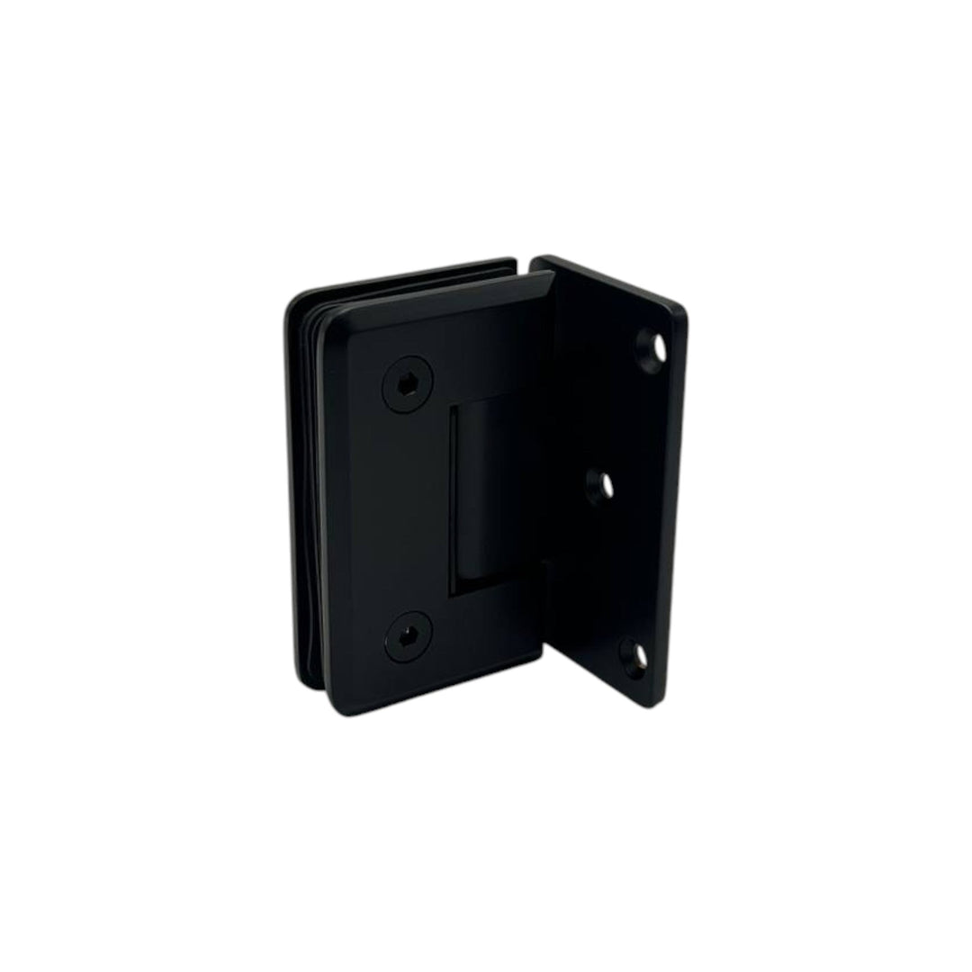 York Bevelled Offset Plate Wall To Glass 90° Shower Hinge