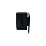 Load image into Gallery viewer, York Bevelled Offset Plate Wall To Glass 90° Shower Hinge
