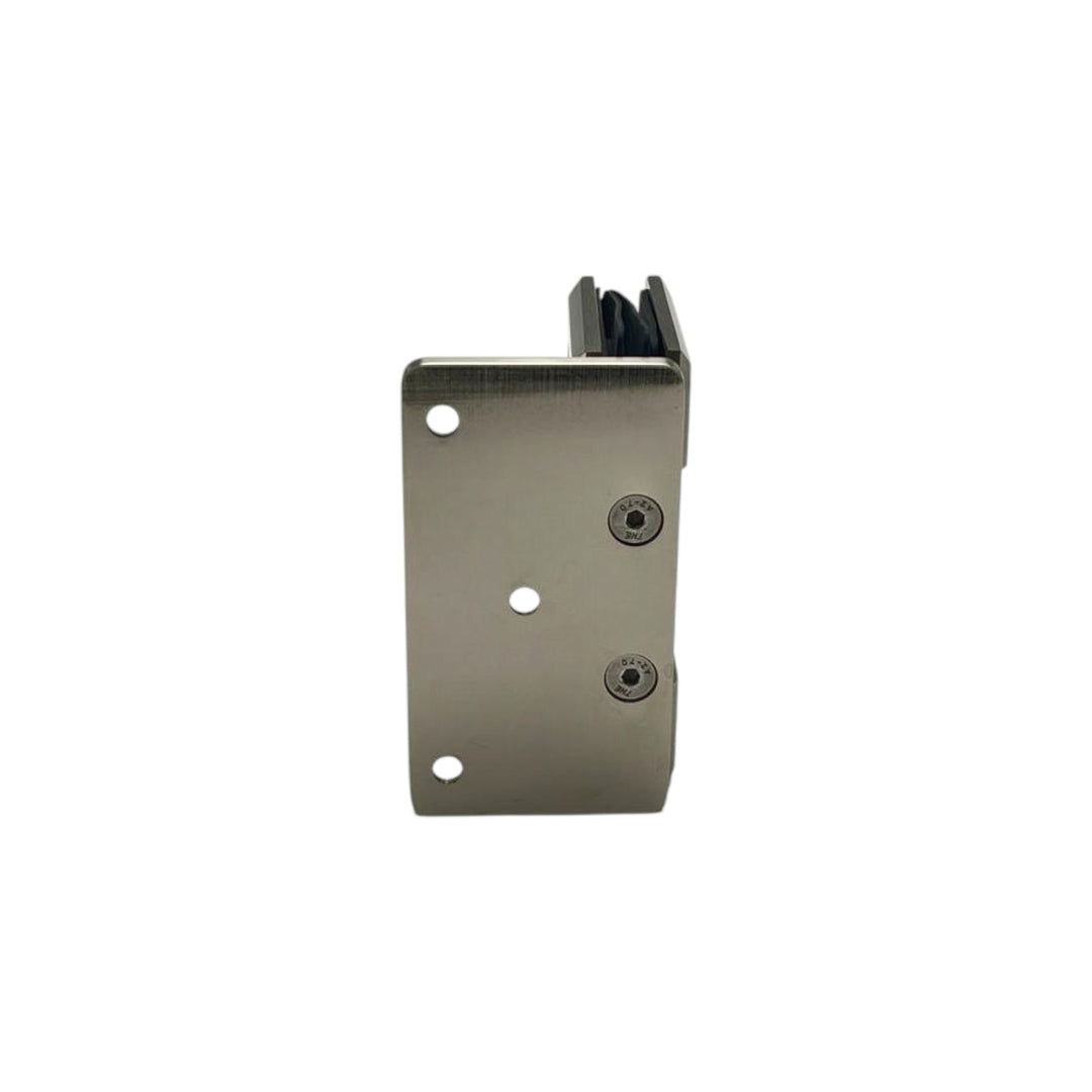 York Bevelled Offset Plate Wall To Glass 90° Shower Hinge