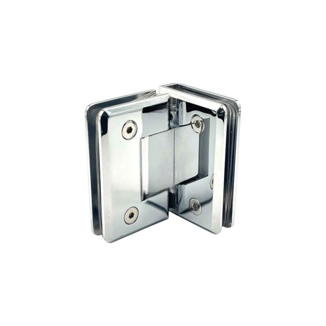 Bevelled Shower Hinge Glass To Glass 90°