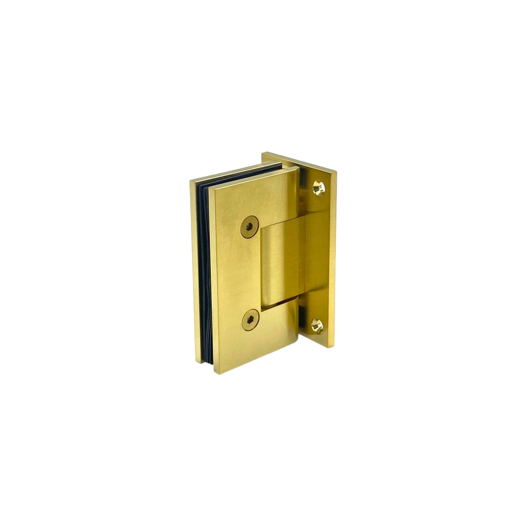 Valencia Heavy Duty Full Plate Wall To Glass 90° Shower Hinge