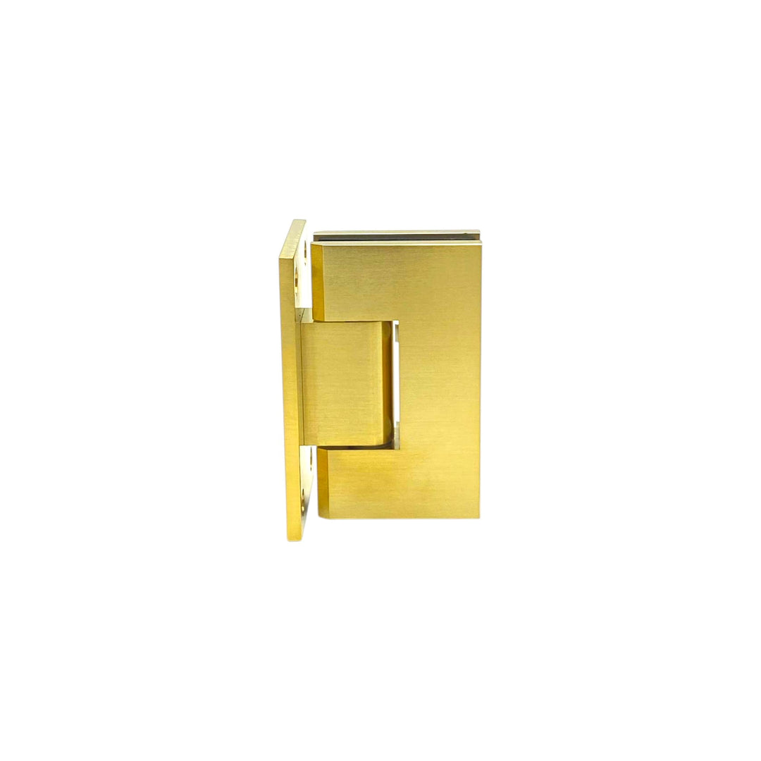Valencia Heavy Duty Full Plate Wall To Glass 90° Shower Hinge