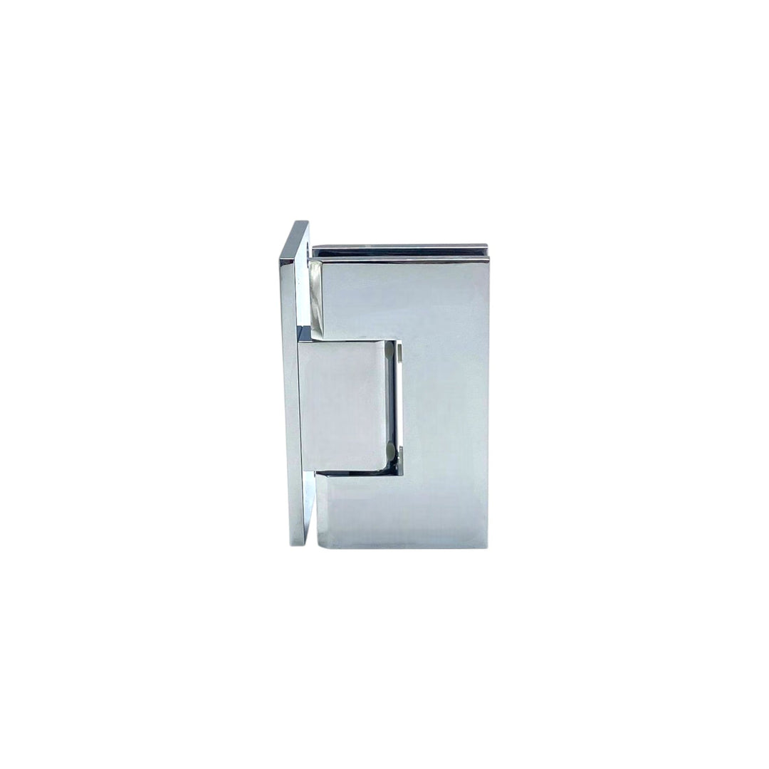 Porto Heavy Duty Bevelled Offset Plate Wall To Glass 90° Shower Hinge
