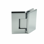 Load image into Gallery viewer, Porto Heavy Duty Bevelled Glass To Glass 135° Shower Hinge
