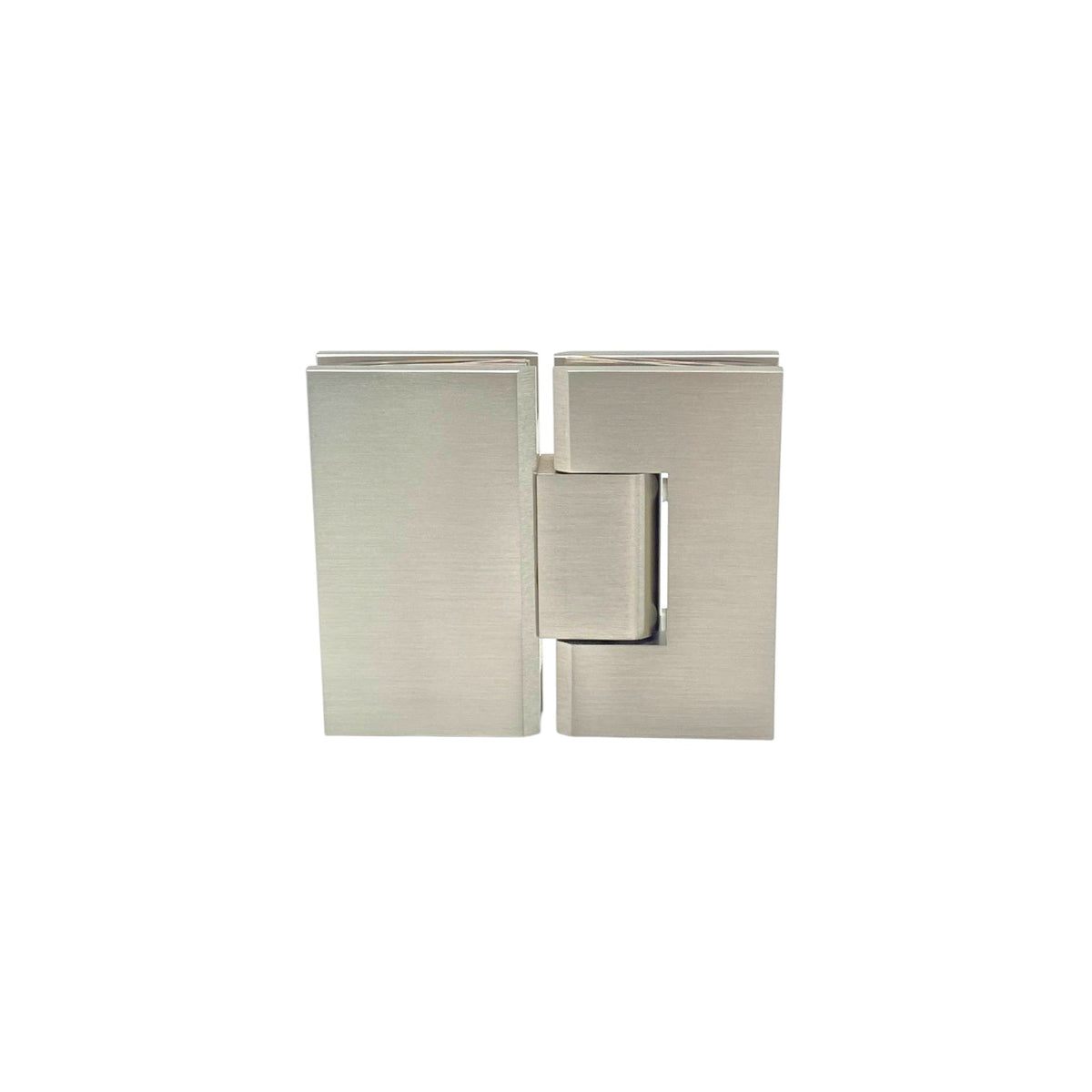 Porto heavy duty bevelled glass to glass 180° shower hinge