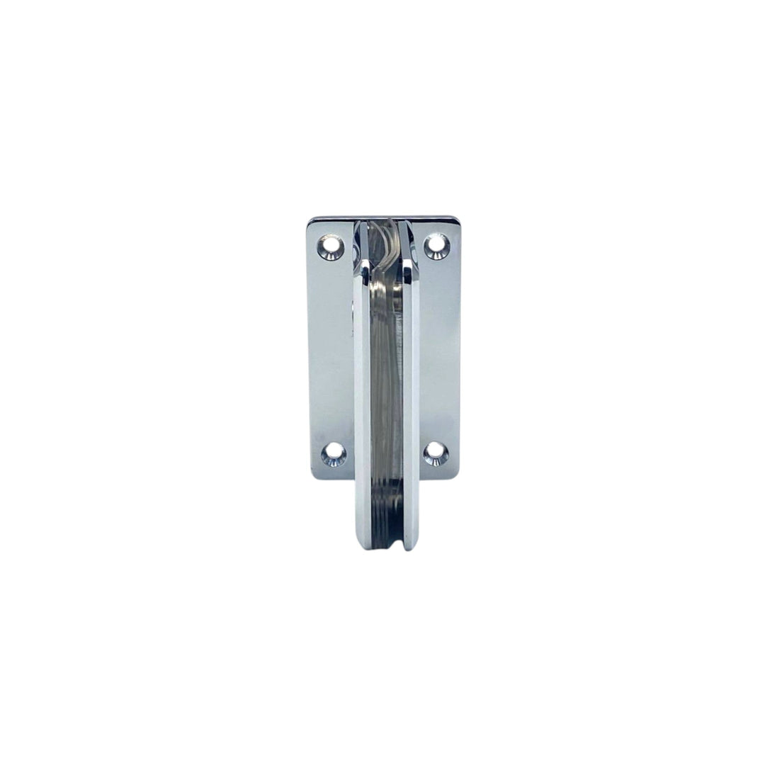 Valencia Heavy Duty Full Plate Wall To Glass 90° Shower Hinge